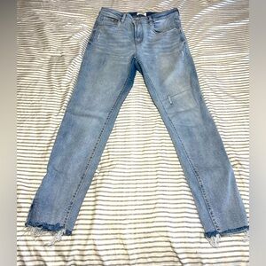 Distressed Vintage Luxe Kenzie Skinny Jeans Size 10